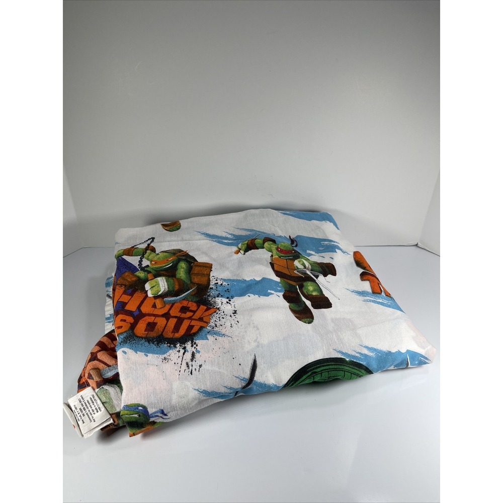 TEENAGE MUTANT NINJA TURTLES Twin Flat And Fitted‎ Sheets Nickelodeon 2013